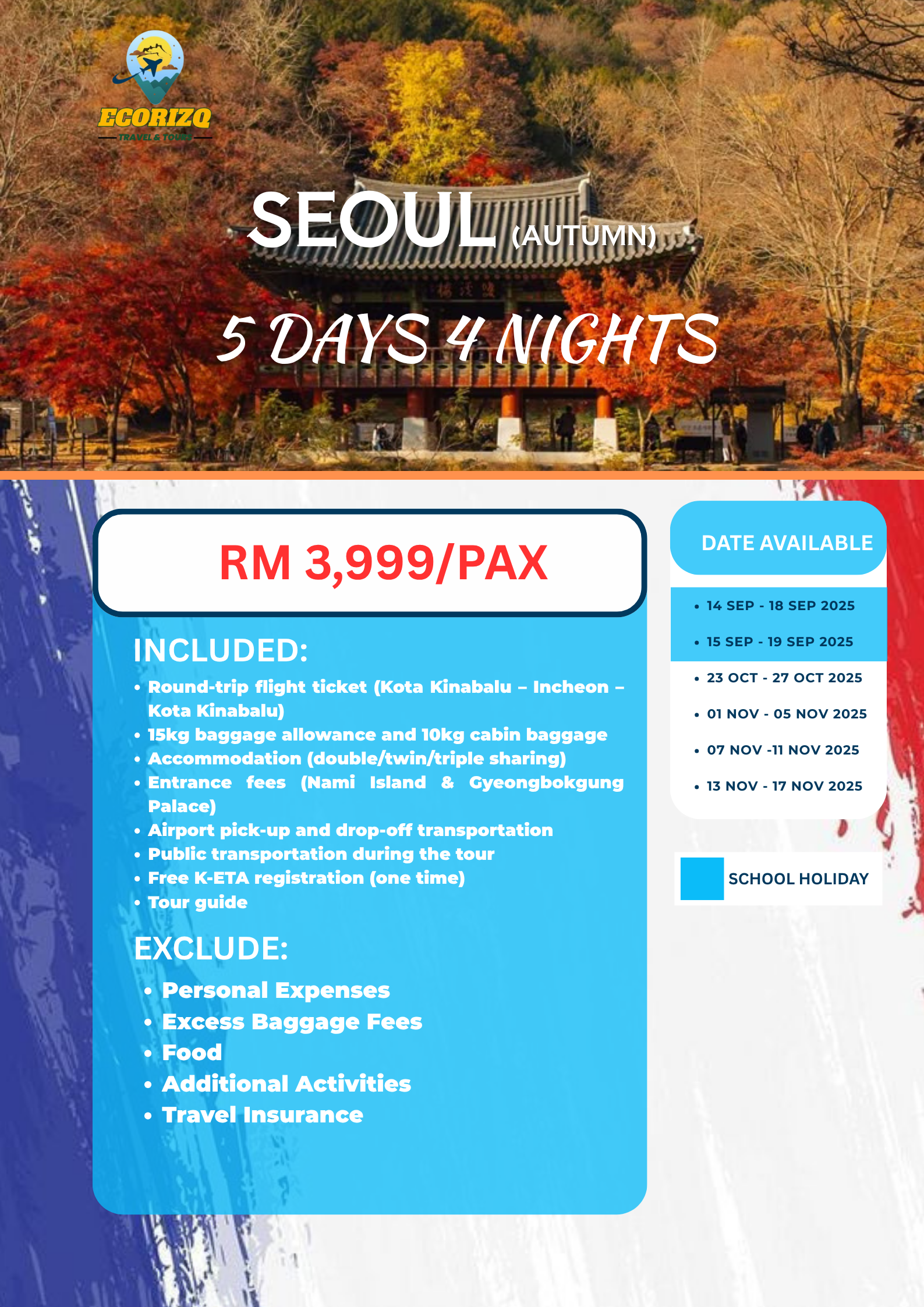 Seoul Autumn Package
